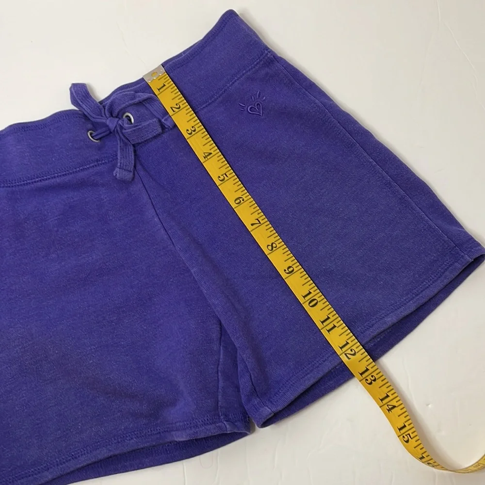 Justice purple athletic shorts youth size 12